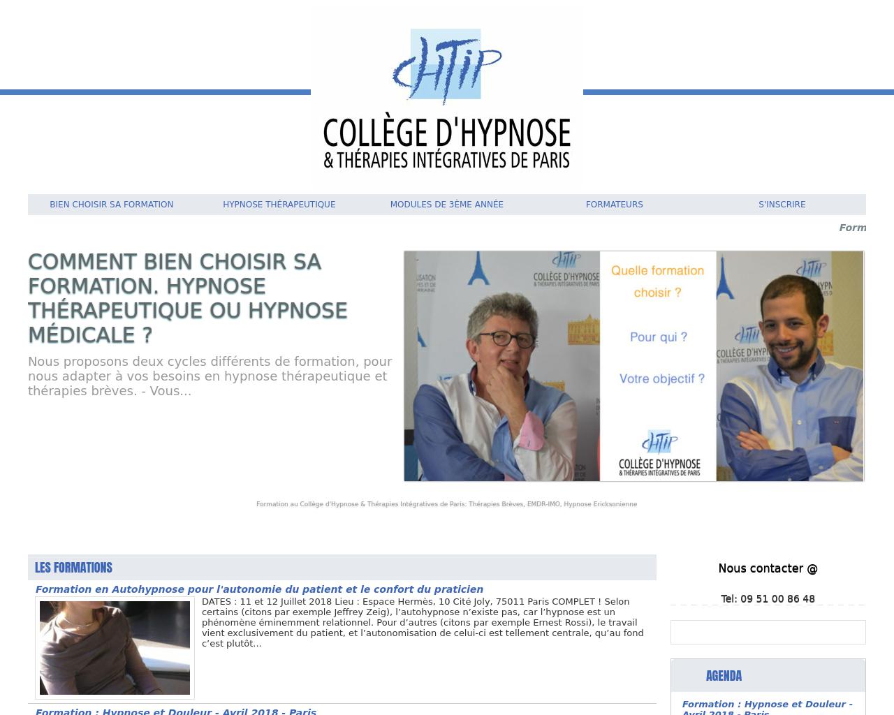 Formation en Hypnose et Thérapies Brèves Intégratives à Paris
