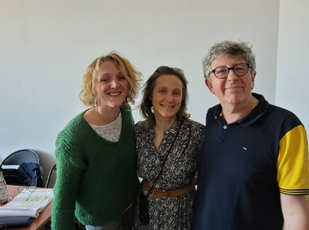 Avec Laurence ADJADJ et Laurent GROSS à l'occasion d'une formation EMDR IMO sur Marseille Avec Laurence ADJADJ et Laurent GROSS à l'occasion d'une formation EMDR IMO sur Marseille
