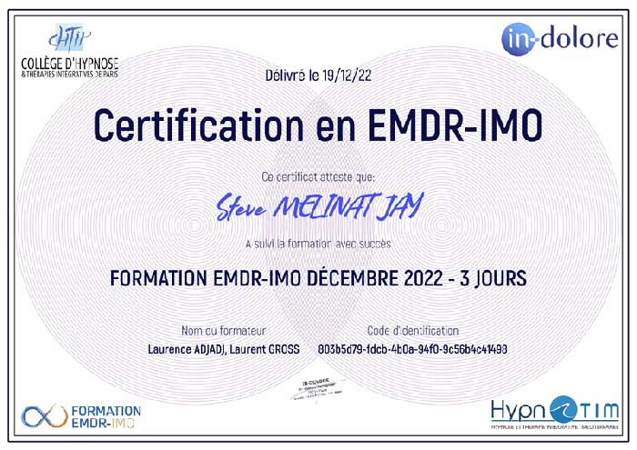 Formation EMDR - IMO