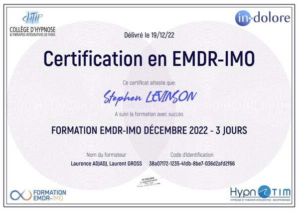 Formation EMDR - IMO Formation EMDR - IMO