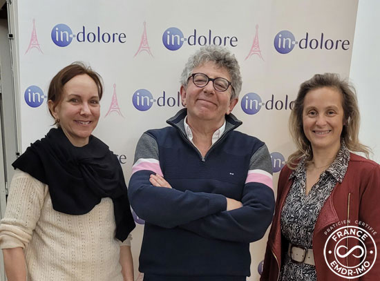 Dr Pascale REYNETTE, Laurent GROSS et Laurence ADJADJ formateurs à l'Institut CHTIP * IN-DOLORE à Paris Dr Pascale REYNETTE, Laurent GROSS et Laurence ADJADJ formateurs à l'Institut CHTIP * IN-DOLORE à Paris