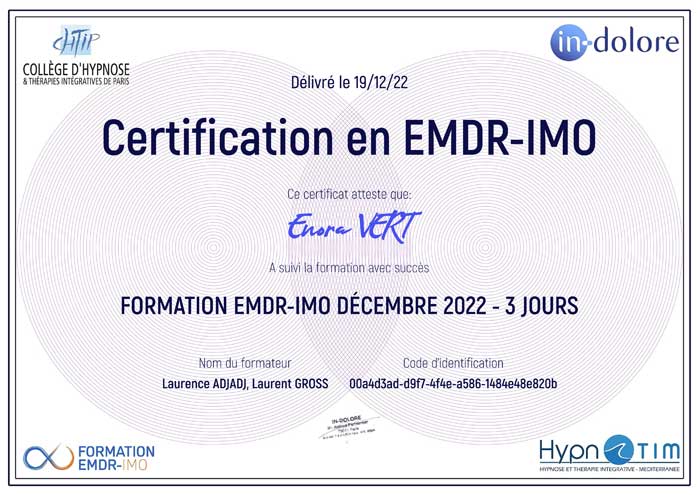 Formation EMDR - IMO Formation EMDR - IMO