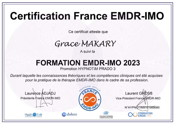 Membre de France EMDR-IMO ®