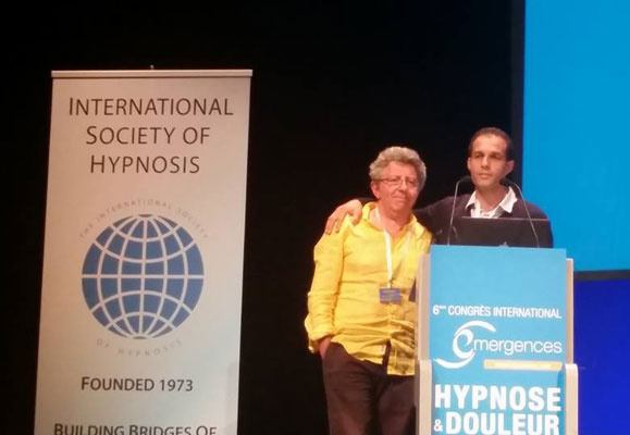 Laurent GROSS et Chedli MAHDAOUI au Congrès Hypnose et Douleur