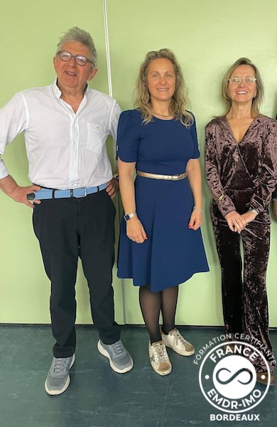 Formation EMDR à BORDEAUX avec Laurent GROSS, Laurence ADJADJ et Sylvie COLOMBANI